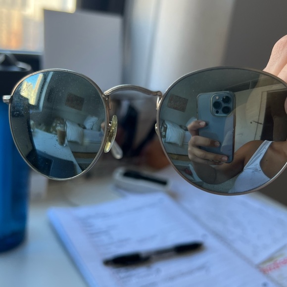 Ray bans round flash lenses - Picture 4 of 8